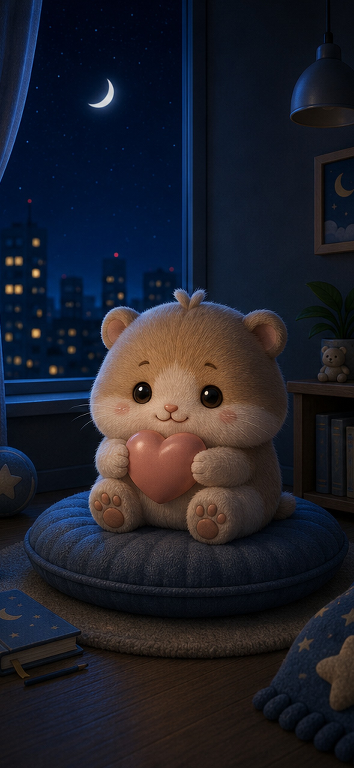 Hamster Heart home skin
